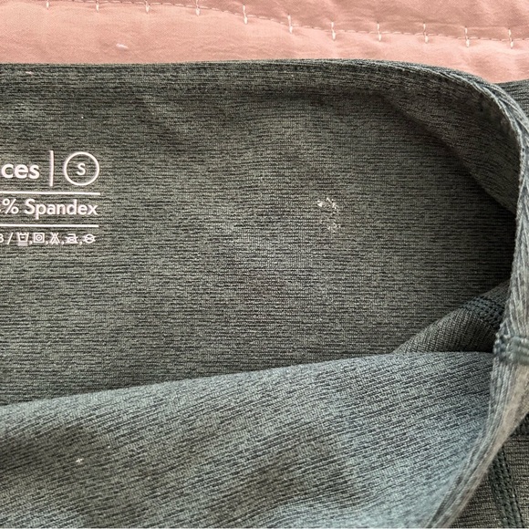 Outdoor Voices Women’s Heathered Hunter Green Warm Up Leggings, Size Small - Picture 8 of 11